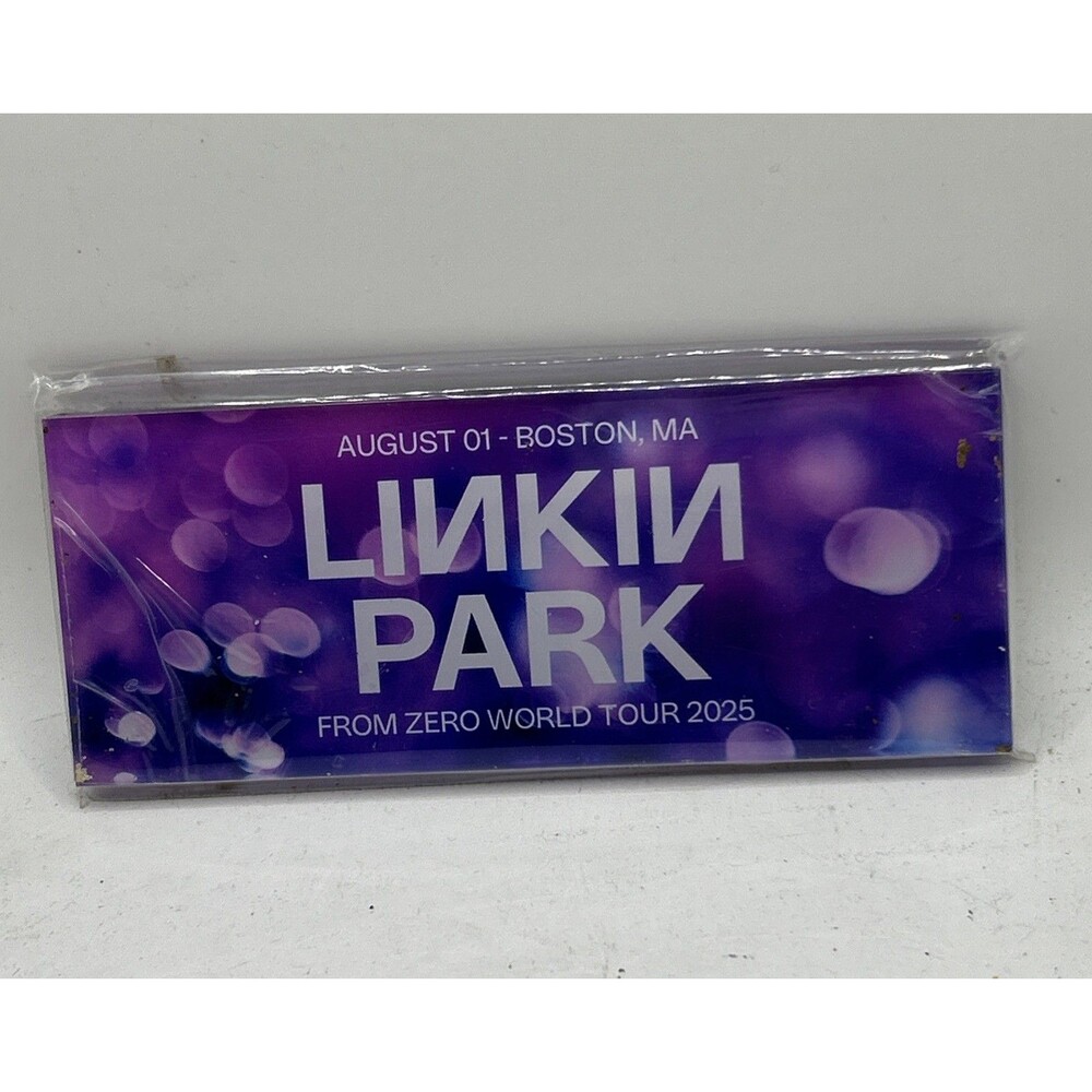 Linkin Park 2025 From Zero Tour BOSTON MA MAGNET 8/1 Limited Edition!